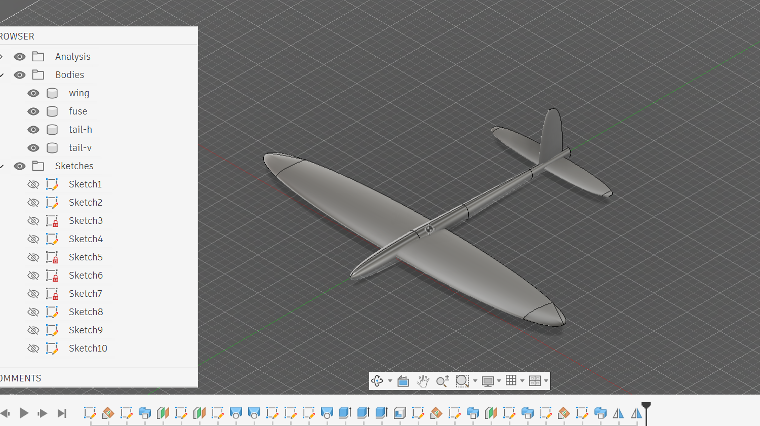 Glider development study — 1 of 2