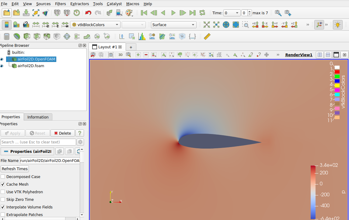 OpenFOAM airfoil CFD — 1 of 1